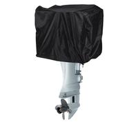 XhuangTech Copertura per motore fuoribordo per barca, 210D, impermeabile, resistente al sole, copertura per elica per mezzo fuoribordo, con fissaggio con cinghia elastica (52 x 37 x 32 cm/15 CV)