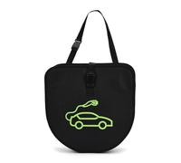 XhuangTech Custodia per cavi di ricarica EV, custodia protettiva portatile resistente impermeabile con maniglia per il trasporto con cerniera, porta avvolgicavo (per cavi da 9,8 a 12 m)