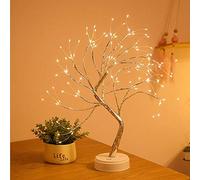 XhuangTech - Lampada a forma di albero bonsai da tavolo, con 108 LED, con filo di rame, funzionamento a batteria/USB, per camera da letto, scrivania, festa di Natale, decorazione per interni