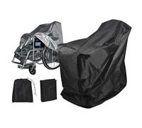 XhuangTech Wheelchiar, copertura per scooter in tessuto 210D, impermeabile, protezione da sole, pioggia, polvere, con disegno regolabile, per sedie a rotelle manuali ed elettriche (M: 115 x 65 x 120