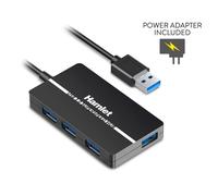 HUB USB 3.0 SLIM A 4 PORTE CON ALIMENTATORE