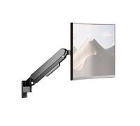 XHURWDZ643KM Braccio Monitor Single Monitor Wall Mount for Max 32 inch, 4.4-19.8lbs Screens, Fully Adjustable Gas Spring Monitor Arm Wall Mounted Monitor Holder with VESA 75/100mm Supporto Monitor