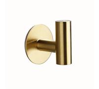 XHURWDZ643KM Ingresso Grucce spazzolate dorate Mr e Ms, ganci da parete for la casa, appendiabiti da bagno autoadesivi, 2 o 4 pezzi Appendini da Muro(Gold,4pcs)