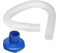 XhWser 25016 - Tubo flessibile e adattatore per tubo flessibile per piscina fuori terra di ricambio per skimmer deluxe a parete, compatibile con Intex