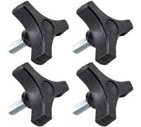 XhWser Confezione da 4 dadi ad alette per falciatrice 3/8-16 per STCII-48V-22FS STT-28CAT-SS STT52-22CH compatibili con Scag, Grass Catcher, Cheetah e Turf Tiger