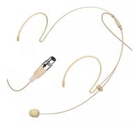 XHXJCYS Cuffia microfono headworn Double Over Ear Earset Hanging condensatore omnidirezionale Mic compatibile con Shure Wireless Bodypack trasmettitore sistema con mini XLR 4 pin TA4F spina