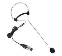 XHXJCYS Cuffia singola con microfono a condensatore da appendere sopra l'orecchio, compatibile con sistema di trasmissione wireless AKG Bodypack con connettore mini XLR a 3 pin TA3F