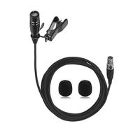 XHXJCYS Microfono Lavalier da bavero unidirezionale a condensatore super cardioide, compatibile con sistema di trasmissione wireless Shure con connettore mini XLR a 4 pin TA4F