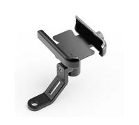 XHYFFSS Supporto per navigatore GPS Per Ya&maha Per YZF Per R3 Per R25 Manubrio Motociclo Supporto Telefono Mobile GPS Basamento Staffa Per R6 Per R1 Per R125 250 2013-2023(Mirror Holder Black)