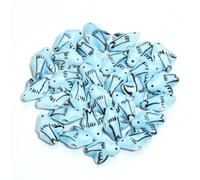 XHYXWN 10 Pezzi 15x20 mm Perline in Ceramica dipinte a Mano a Forma di Colomba, Perline distanziatrici in Ceramica Smaltata per creazione di Gioielli Fai da Te con Braccialetti, collane, Pendenti