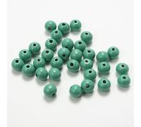 XHYXWN 100 Pezzi di Perline di Legno da 12 mm, Perline di Legno Rotonde Colorate, per Creare Braccialetti di Perline Fai da Te, collane, Orecchini e Portachiavi