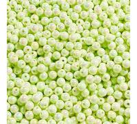 XHYXWN 100 Pezzi di Perline Rotonde Colorate da 8-12 mm con Fori, Perline distanziatrici in Acrilico, per infilare, Braccialetti Fatti a Mano, collane, Portachiavi Fai da Te