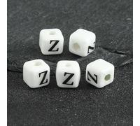 XHYXWN 20/30/50 Pezzi di Perline con Lettere da 8 mm,Perline distanziatrici quadrate in Ceramica con Lettere,per la creazione di Gioielli Fai da Te,Braccialetti,collane,Portachiavi Fatti a Mano