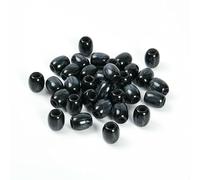 XHYXWN 30-100 Pezzi 11x12,5 mm Perline a Foro Grande, Perline distanziatrici ovali in Resina, per Artigianato Fai da Te, Accessori per Borse e Abbigliamento Fatti a Mano