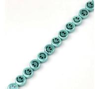 XHYXWN 30/50/100 Pezzi Perline di Porcellana da 10 mm a Forma di Faccina Sorridente, Perline di Ceramica Colorate a Forma di Faccina Sorridente, per Accessori Fai da Te per Gioielli con ciondoli