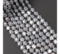 XHYXWN 30 Pezzi di Perle barocche Naturali d'Acqua Dolce da 12 mm, Perline Bianche Irregolari a Forma di Stella, per Braccialetti, collane, Orecchini e creazione di Gioielli Fai da Te