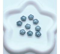XHYXWN 30 Pezzi di Perline sfuse in Ceramica Devil Eye da 15 mm, Perline distanziatrici in Ceramica Colorate a Forma di Fiore, per Braccialetti di Perline Fai da Te, collane, Orecchini e creazione