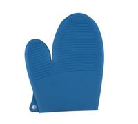 XHZMDWOU Guanti Barbecue Grigliare 1 Paio di Guanti da Forno in Silicone for Cuocere al Forno, Cucinare, Grigliare E Cuocere al Microonde Guanti da Forno Professional(Blue)