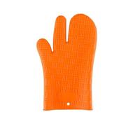 XHZMDWOU Guanti Barbecue Grigliare 1 Paio di Guanti da Forno in Silicone, Guanti Resistenti al Calore, Adatti for La Cottura alla Griglia Guanti da Forno Professional(Oranje)