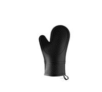 XHZMDWOU Guanti Barbecue Grigliare 1 Paio di Guanti da Forno in Silicone Resistenti al Calore for La Cottura in Cucina. Fodera Trapuntata Guanti da Forno Professional(Black)