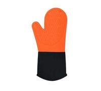 XHZMDWOU Guanti Barbecue Grigliare 1 Paio di Guanti da Forno in Silicone Resistenti al Calore, Guanti for Microonde for Grigliare E Cuocere al Forno Guanti da Forno Professional(Oranje,200g)