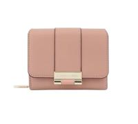 XHZMDWOU Viaggi Portafoglio Portacarte Borsa Per Carte Da Donna Portafogli Corti Casual Pochette Tinta Unita Borse Compatte Carine Portafoglio Per Lavoro(Pink)