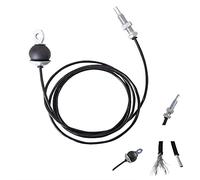 xiaghua369 Fitness Cavo Acciaio, 1-6m, per LAT Machine Pulley Attrezzatura Macchina Multifunzione Palestra, Cavo per Puleggia Fitness Adatta per Casa O Palestra (Length : 1m)