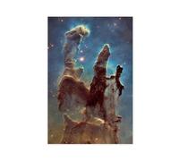 XIAGN Hubble Telescope Pillars of Creation Aquila Nebulosa Art Poster su tela, decorazione per camera da letto, ufficio, camera da letto, regalo, dimensione: 40 x 60 cm
