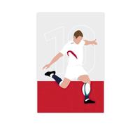 XIAGN Jonny Wilkinson - Poster su tela, decorazione artistica da parete per soggiorno, camera da letto, 20 x 30 cm