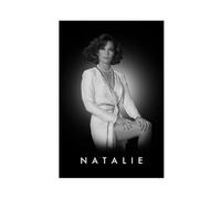 XIAGN Natalie Wood - Poster su tela con attrice del XX secolo, decorazione artistica da parete per soggiorno, camera da letto, 50 x 75 cm