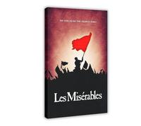 XIAGN Poster del film Les Misérables, stampa artistica da parete per soggiorno, camera da letto, 30 x 45 cm