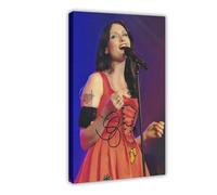 XIAGN Poster su tela con autografo di Sophie Ellis Bextor, decorazione per camera da letto, ufficio, stanza, regalo, 50 x 75 cm