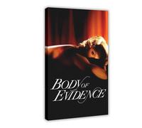 XIAGN Poster su tela con motivo "Body of Evidence", motivo: film "Love", decorazione per camera da letto, ufficio, camera da letto, regalo, 30 x 45 cm