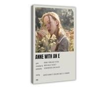 XIAGN Poster su tela del film Anne With An E, decorazione per camera da letto, ufficio, camera da letto, regalo, 20 x 30 cm