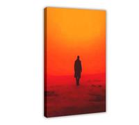 XIAGN Poster su tela del film Blade Runner 2049, decorazione per camera da letto, ufficio, camera da letto, regalo, 60 x 90 cm