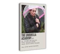 XIAGN Poster su tela, motivo: The Umbrella Academy, serie TV, decorazione artistica da parete, per soggiorno, camera da letto, 60 x 90 cm
