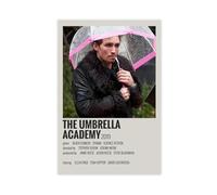 XIAGN Poster su tela, motivo: The Umbrella Academy, serie TV, decorazione per camera da letto, ufficio, camera da letto, regalo, 20 x 30 cm