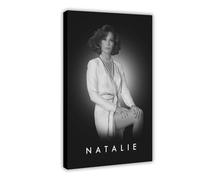XIAGN Poster su tela Natalie Wood con attrice del XX secolo, decorazione per camera da letto, ufficio, camera da letto, regalo, 50 x 75 cm