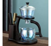 XIALON Vetro Lazy Automatico Kung Fu Tea Set Forniture Famiglia Magnetica Teiera Teiera Tè Fare