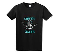 XIANG LIU JI Cirith Ungol Frost And Fire Logo T-Shirt Mens Unisex Black Tees L