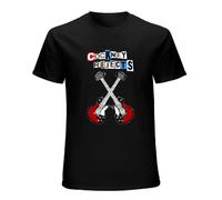 XIANG LIU JI Cockney Rejects English Punk T-Shirt Mens Unisex Black Tees L