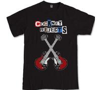 XIANG LIU JI Cockney Rejects English Punk T-Shirt Mens Unisex Black Tees M