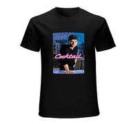XIANG LIU JI Cocktail Tom Cruise Dvd Poster T-Shirt Mens Unisex Black Tees M