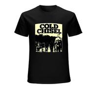 XIANG LIU JI Cold Chisel First Album Cover On T-Shirt Mens Unisex Black Tees 3XL