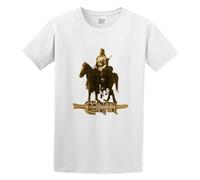 XIANG LIU JI Conan The Barbarian 1980's Action Fantasy Movie Riding of f T-Shirt Mens Unisex White Tees L