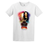 XIANG LIU JI Conan The Barbarian 1980's Fantasy Action Movie Warrior Victory T-Shirt Mens Unisex White Tees S