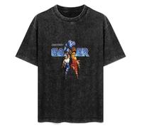 XIANG LIU JI Gamer Streets Rage T-Shirt Mens Unisex Black Tees 3XL