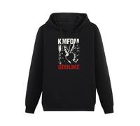 XIANG LIU JI KMFDM Godlike Black Men's Hooded Unisex Sweatshirt XL