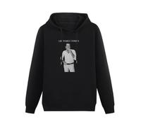 XIANG LIU JI Leonard Cohen Tribute Black Men's Hooded Unisex Sweatshirt S