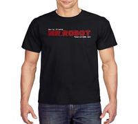 XIANG LIU JI Mr. Robot Inspired Hello Friend And Fsociety Logo T-Shirt Mens Unisex Black Tees 3XL